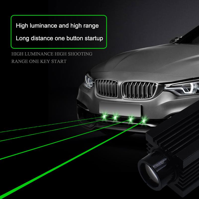 

Interior&External Lights Car Laser Spotlight Front Bumper Prevent Collision Projector Fog Lamp Headlights 12V Color LED Off Road Day Time Ru