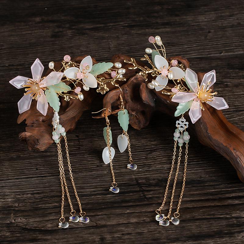 

Hair Clips & Barrettes Children's Super Fairy Girl Accessories Original Handmade Antique Step Shake Pin Costoms Jewelry, Golden;silver