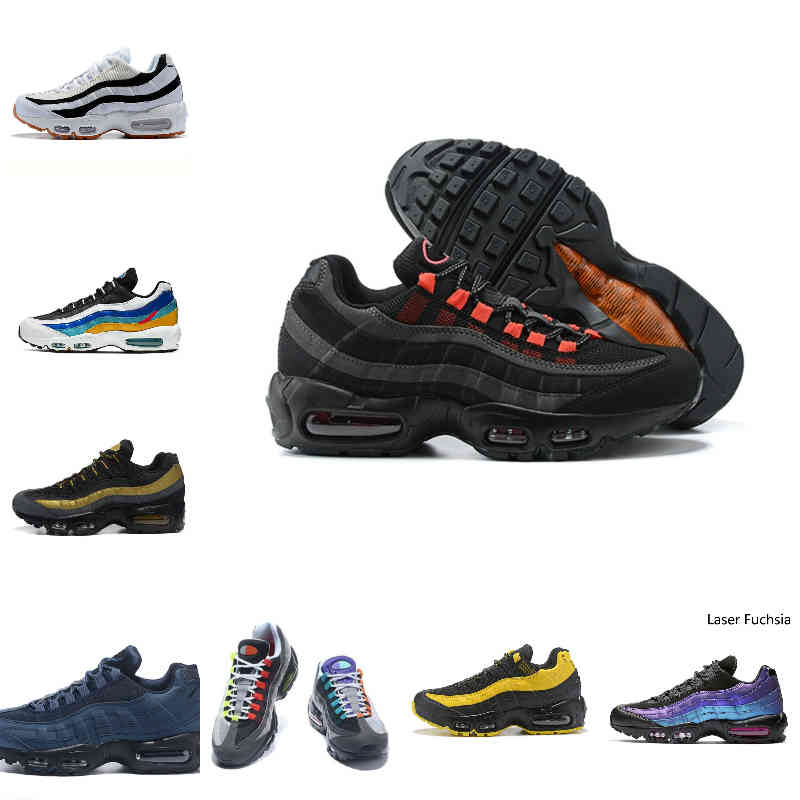 

Top Quality 95 Sports Shoes Yin Yang OG Airs Solar Triple Black White Worldwide Seahawks Particle Grey Neon Trainer 95s Laser Fuchsia Red Me