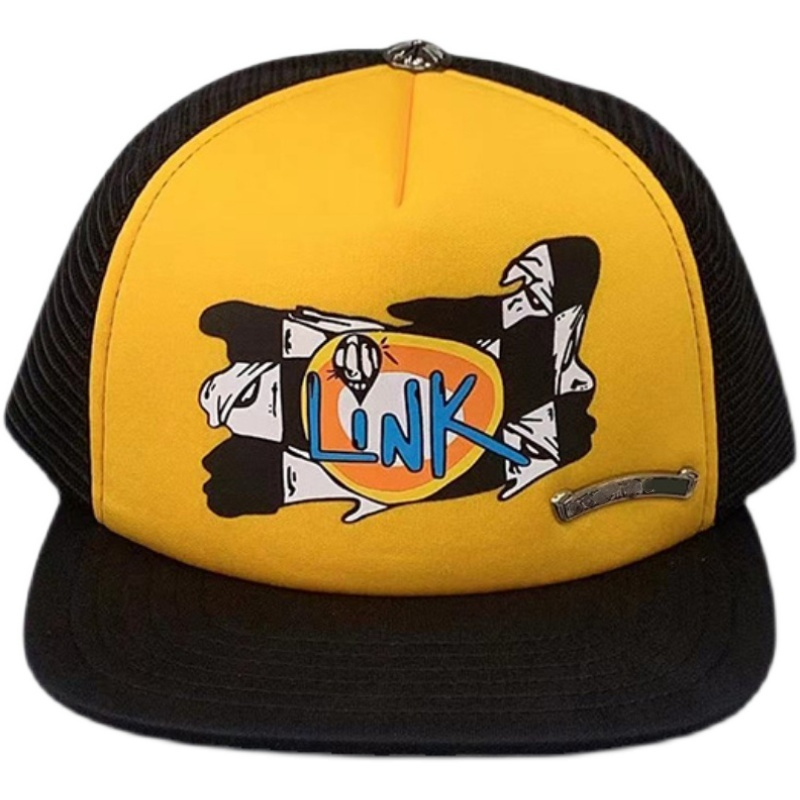 

Latest Design Caps Letter Embroidery Fashion Wave Cap Male Hip Hop Travel Visor Punk Baseball Hats, As pic