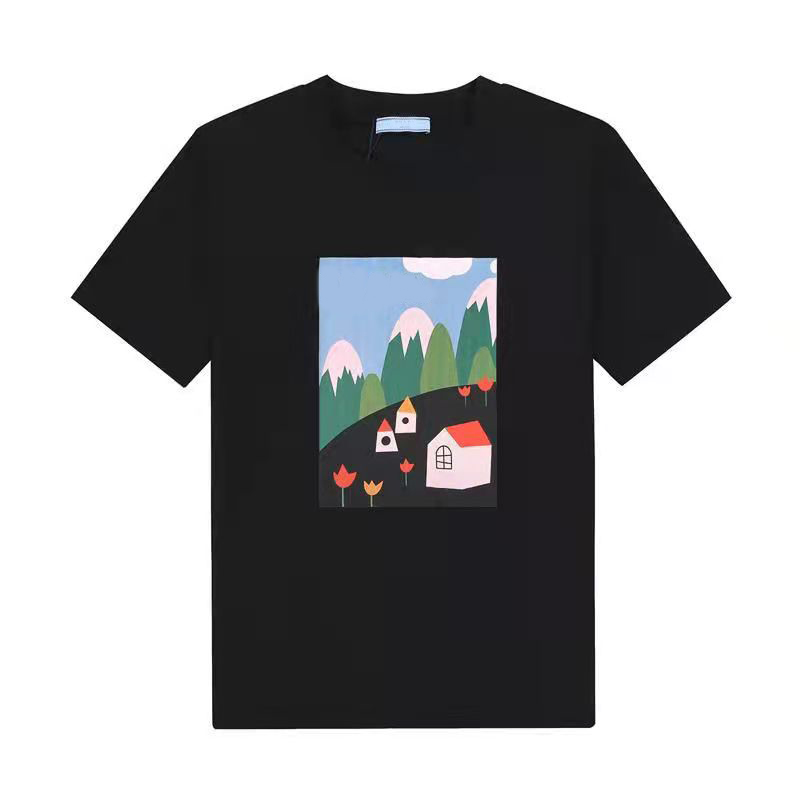 

Expensive Men's T-Shirts P home radar spring and summer the latest village Harajuku logo short-sleeved luxury triangle logo T-shirt, Supplement (not shipped separately)