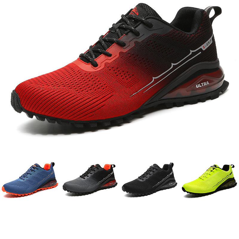 

2022 Non-Brand Men Running Shoes Black Grey Blue Orange Lemon Green Red Mountain Climbing Walking Mens Trainers Outdoor Sports Sneakers Size
