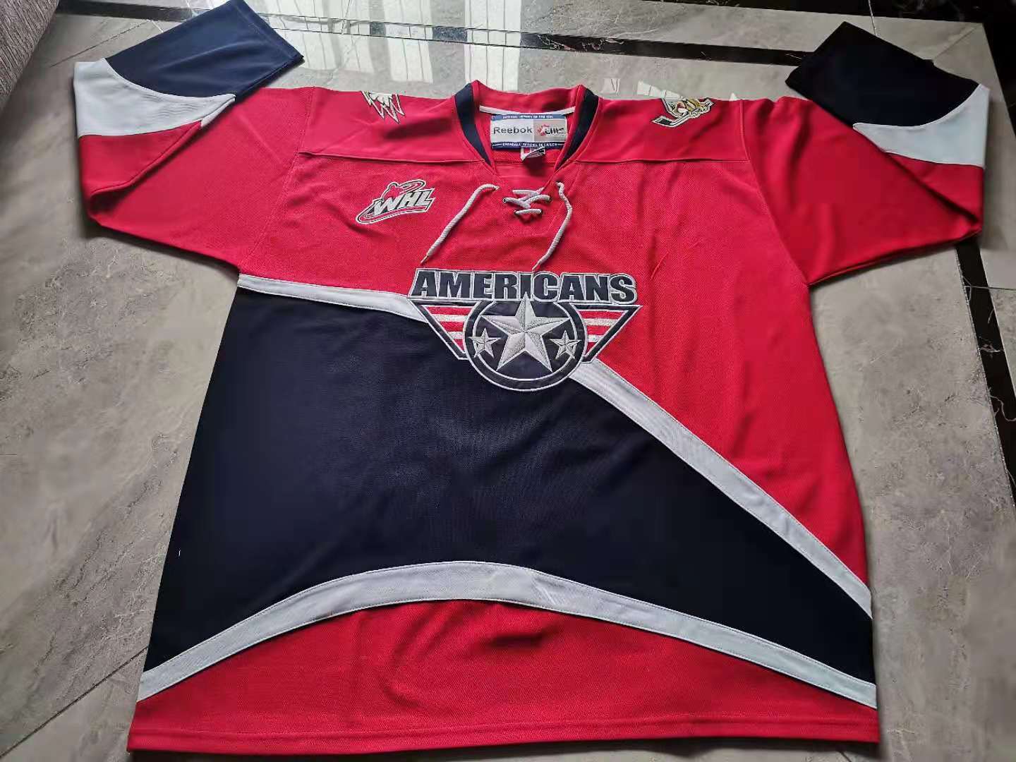 

rare Hockey Jersey Men Youth women Vintage CHL WHL Tri City Americans 2010 Size S-5XL custom any name or number, Wine red men s-5xl