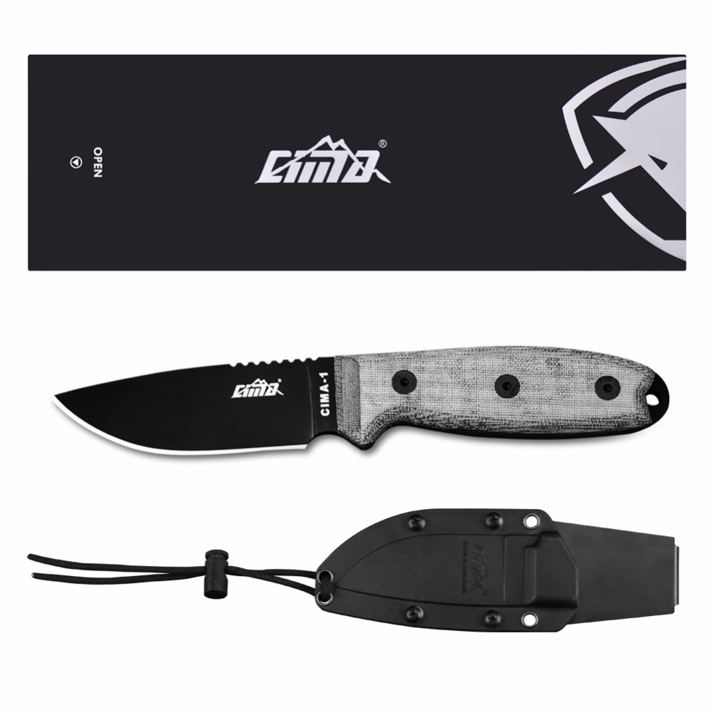 

CIMA High hardness Fu-Tang outdoor surviva Fixed Edge Hunting Knife cima-1 knives