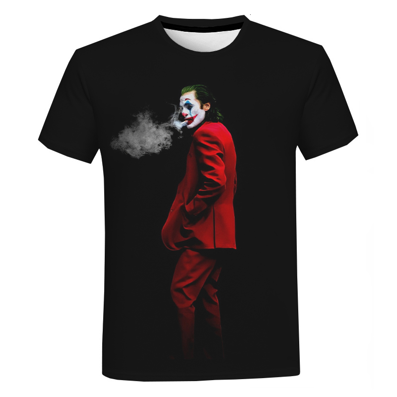 

Men's T-Shirts Joker 3D Printed T Shirt Men Women Fashion Casual Horror Movie Short Sleeve Clown T-shirt Harajuku Streetwear Oversized Tops I3M9, 1# packing bag