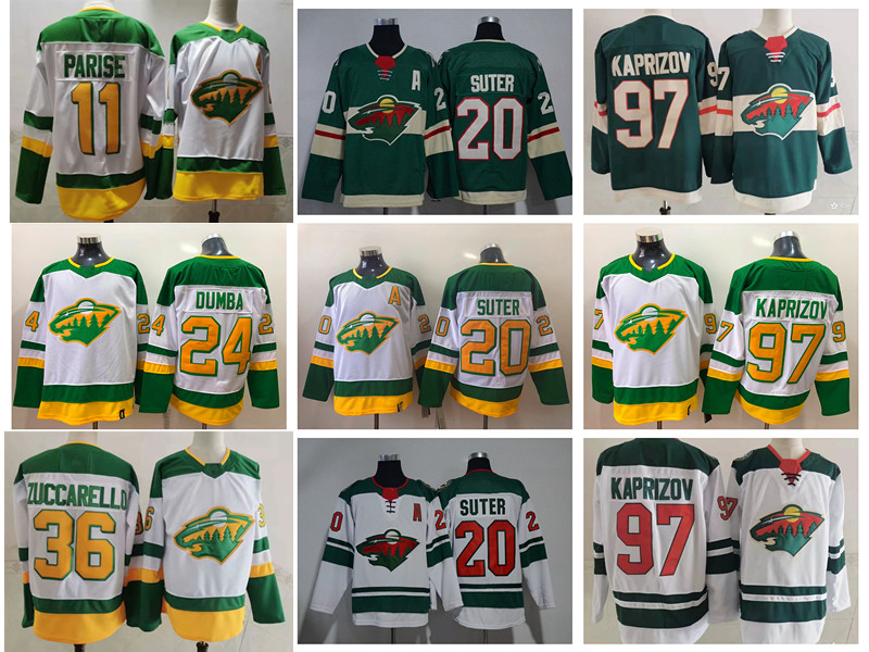

2021 Minnesota Wild Hockey Jerseys Kirill Kaprizov Jersey Zach Parise Kevin Fiala Mats Zuccarello Marcus Foligno Jared Spurgeon Matt Dumba, Black