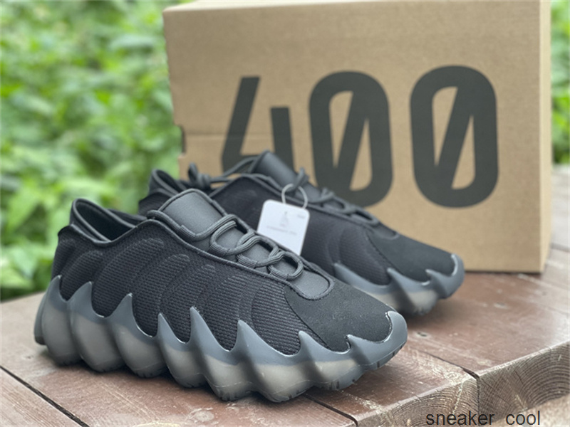 

Mens Running Shoes Sports NO400 DRKLSA Black Originals Runner Black NYLON uppers thick midsole rubber outsole Sneakers Sport Size46