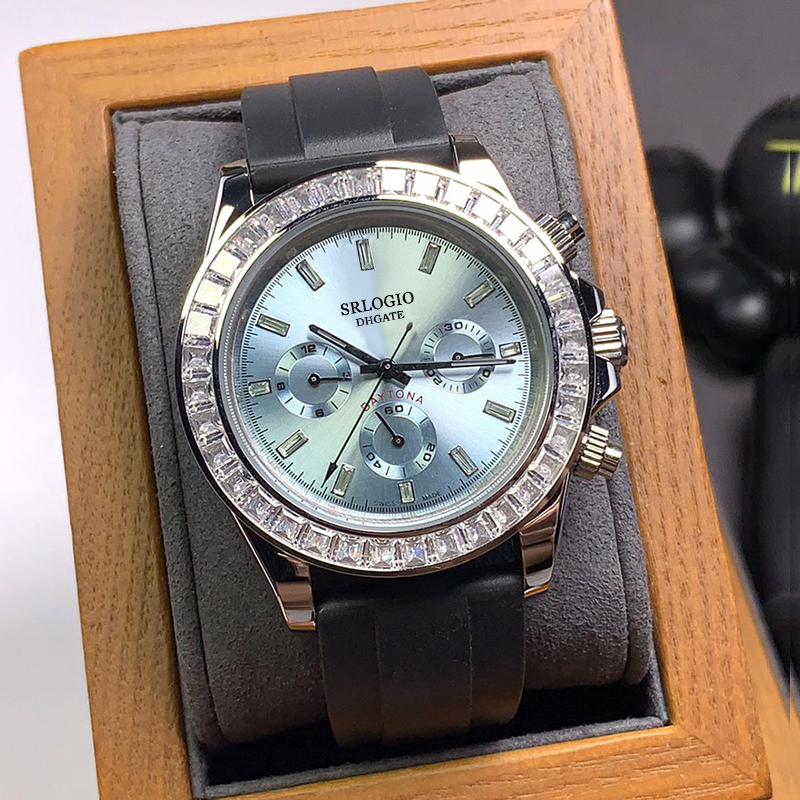 

Top Mens Watch Automatic Mechanical Watches 42mm Sapphire Luminous Diamond Bezel Waterproof Fashion Business Wristwatches Montre De Luxe Men Gifts, Customize