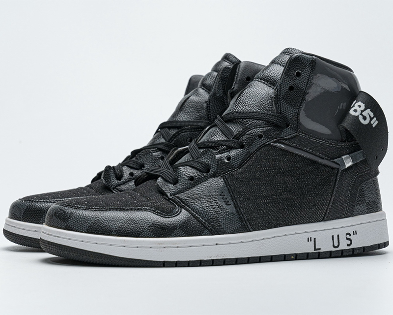 

Shoes Jumpman 1 men's women's basketball Grey sneakers, #5