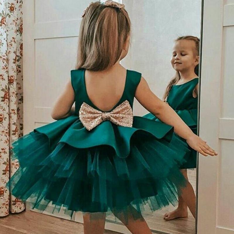 

Girl's Dresses Flower Born Flowers Clothes Baby Girl Dress Sleeveless 1st Birthday Costume For Frock Party Princess Vestidos 0-2 Years, Red;yellow