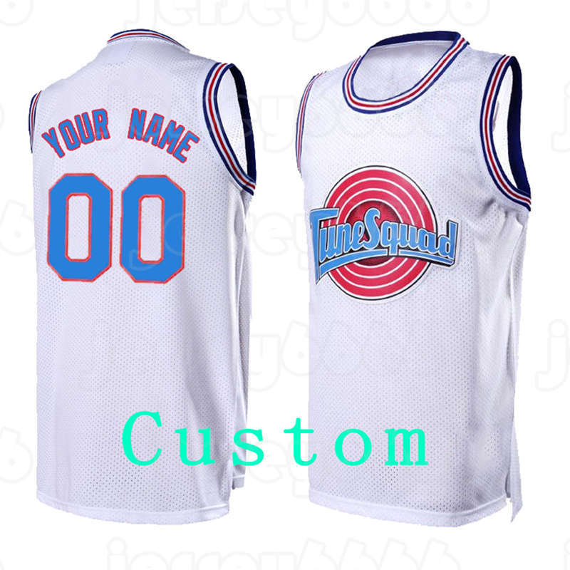 

Mens Custom DIY Design personalized round neck basketball jerseys men's sports uniforms stitching and printing custom any name and number Size s-xxl Color White Black