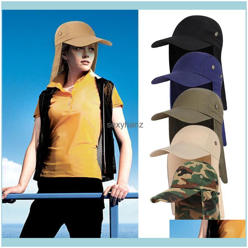 

Hats Hats, Scarves & Gloves Fashion Aessories Unisex Quick Dry Hiking Outdoor Cam Wide Brim Caps Hunting Sunscreen Foldable Ear Neck Flap Su