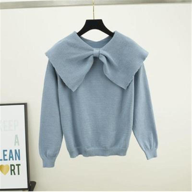 

Women's Sweaters Sweater Womens 2022 Autumn Winter Loose Knitted Top Clothing Woman Femme Korean Fashion Pull Hiver Women Tops, White;black