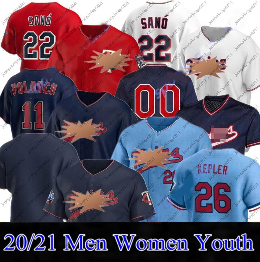 

2020 Kent Hrbek Jersey Sergio Romo Mitch Garver Jonathan Schoop Byron Buxton Ehire Adrianza Kirby Puckett Baseball Jerseys Custom Stitched, Colour 12
