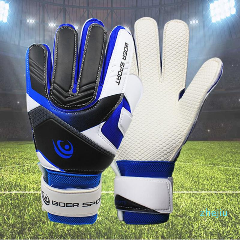 

Ski Gloves Professional Children Soccer Goalkeeper Kids Wearable Anti-Slip Finger Protection Football Goalie Hand Protector