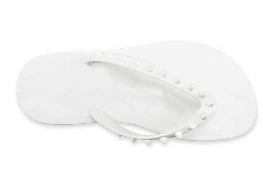 

New Summer Men Beach Slip On Slides Red Bottom Loubi Flip Flat Sandals Slippers Studs Sandals Flats Luxury Designer Flip Flops Sandalias, Black