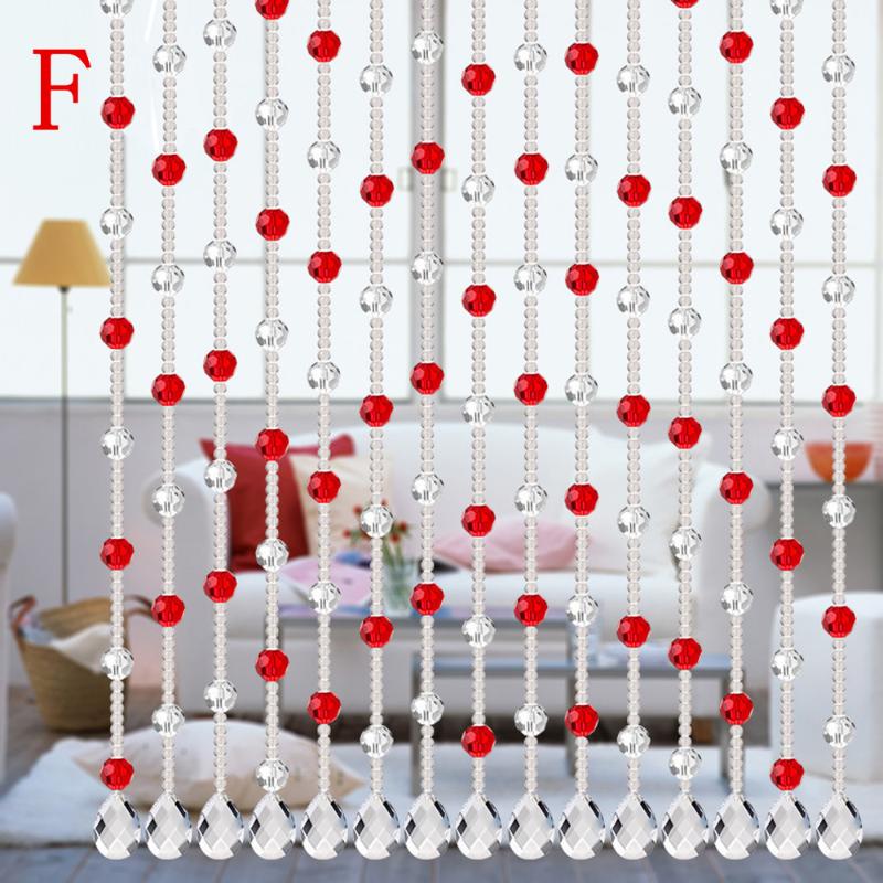 

Other Home Decor Fashion Crystal Glass Bead Curtain Indoor Decoration Luxury Wedding Backdrop Bedroom Window Hanging P5