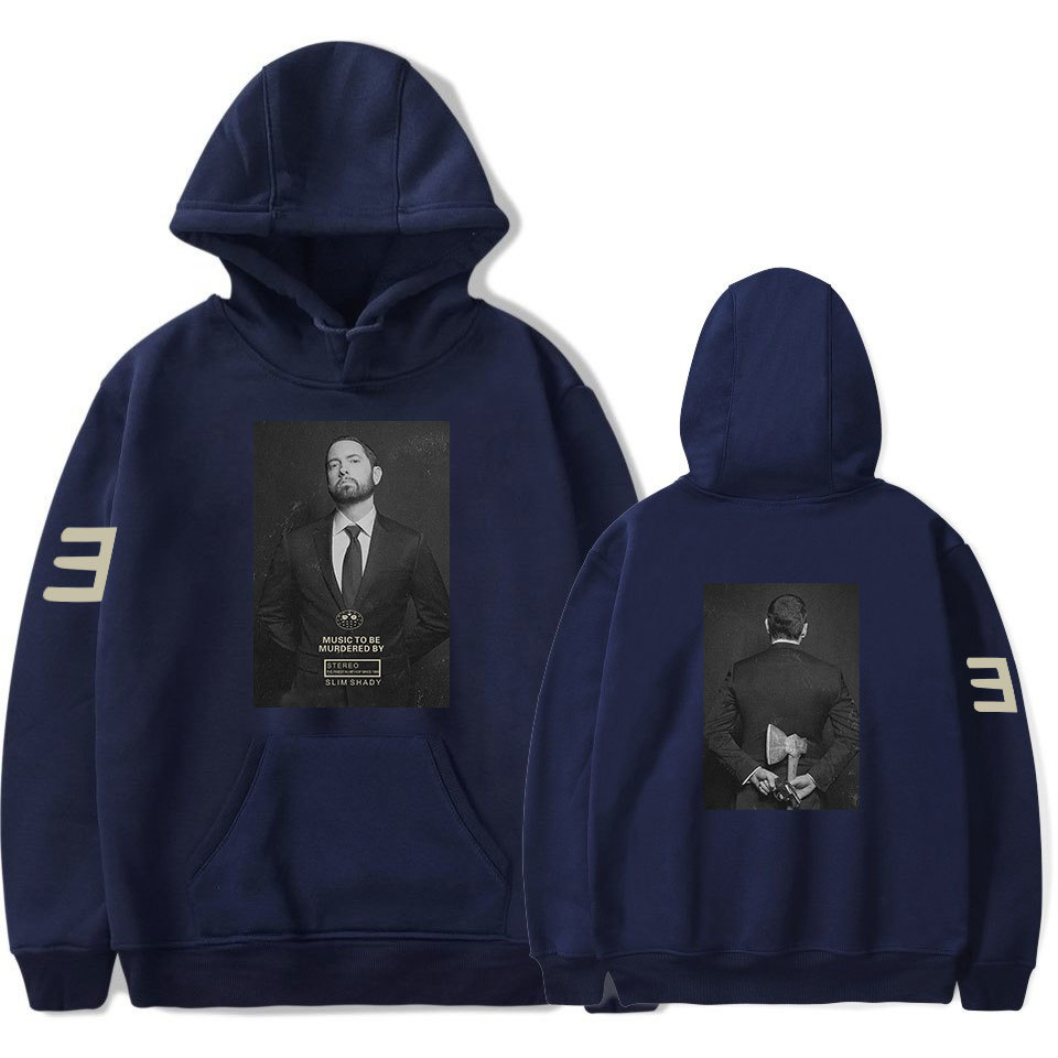

Men/women Cool Harajuku Hoodies Sweatshirt Music to Be Murdered by Eminem Mtbmb Album Fashion Boy Girl Hoodie Clothes, Black