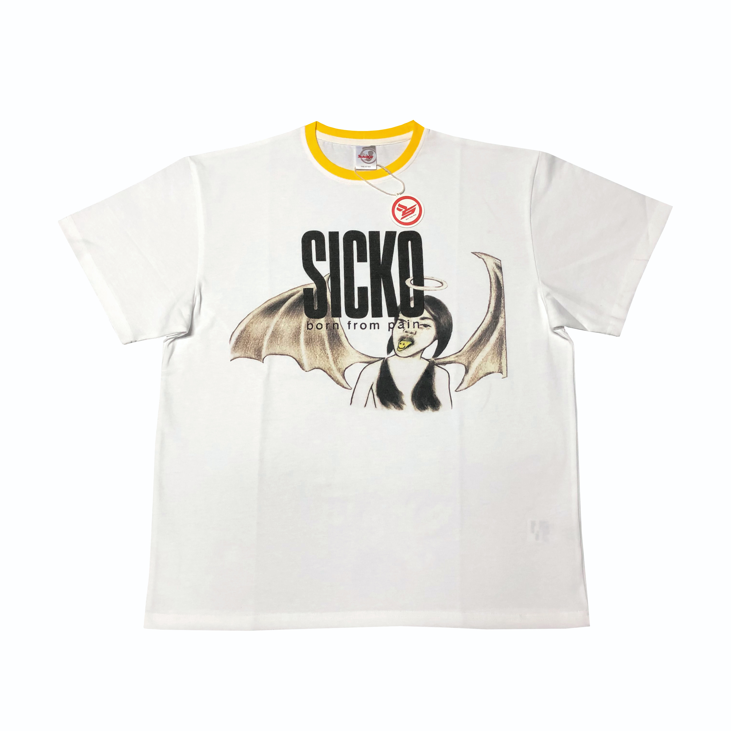

in stock White Color 2022ss T-shirt Men Women High Quality Tops Tee Summer Style -XL