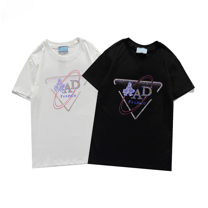 

Summer Mens T Shirt 2021 Casual Man Womens Loose Tees With Letters Print Short Sleeves Fashion Men Shirts Asian size M-XXXL, White;black