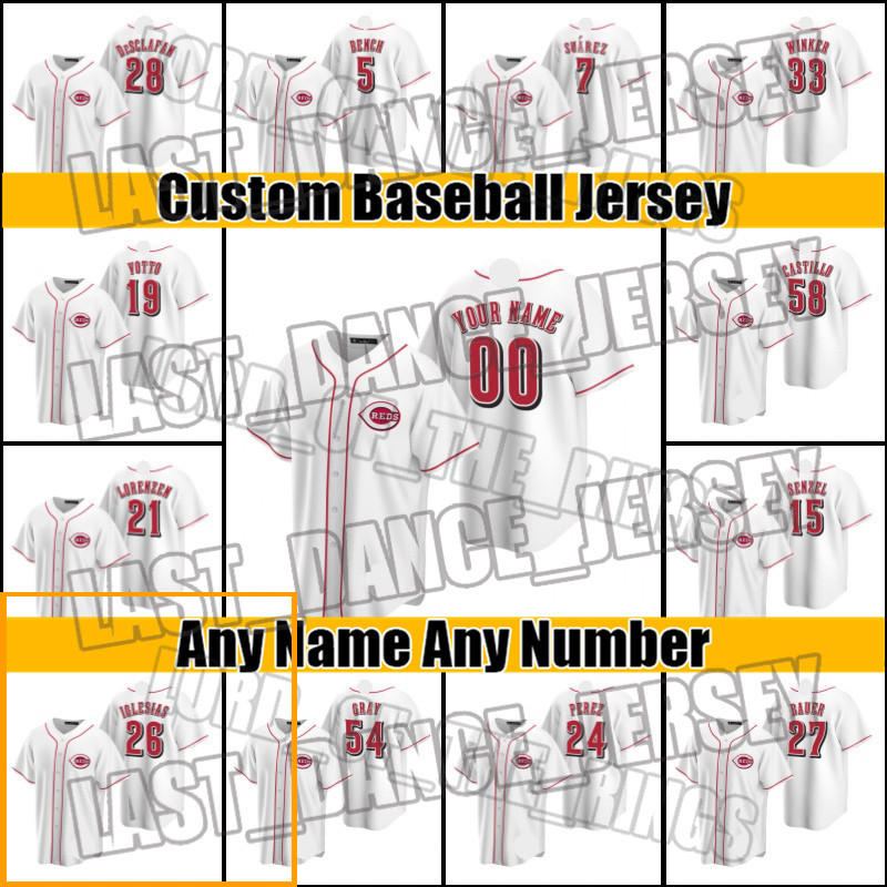 

Throwback Reds 5 Johnny Bench Jersey Barry Larkin 14 Pete Rose Cincinnati Baseball Jerseys Joey Votto Eugenio Suarez Luis Castillo ZXCB561, Blue;black