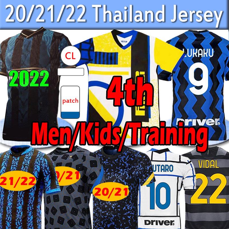 

20/21 Inter soccer jersey 2022 fourth 4th LUKAKU LAUTARO ERIKSEN BARELLA 20 21 22 AC milan IBRAHIMOVIC THEO MANDZUKIC football shirt set TONALI BRAHIM, Black;yellow