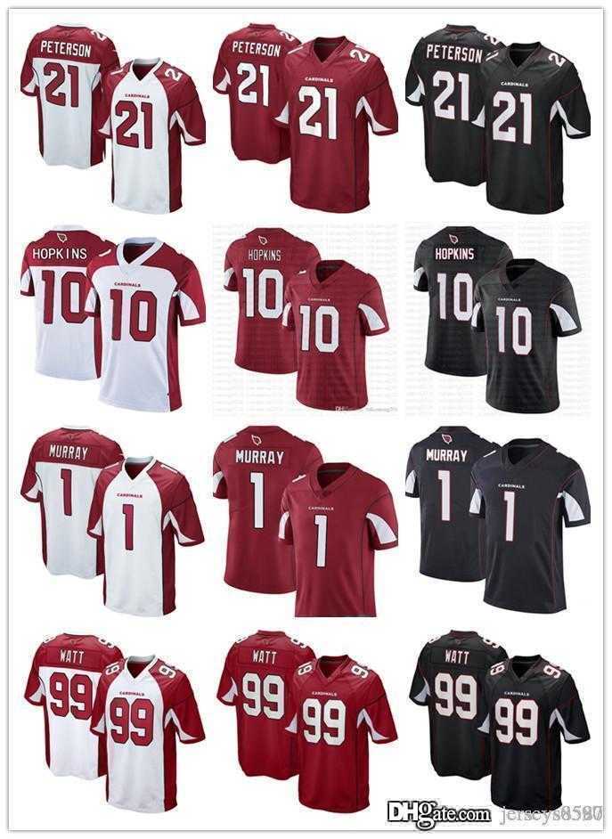 

Men ArizonaCardinals1 Kyler Murray 99 J.J. Watt 11 arry Fitzgerald 21 Patrick Peterson 10 DeAndre Hopkins Football Jerseys, Color