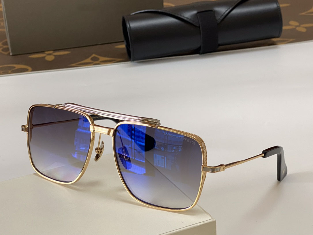 

A DITA Symeta Type 400 DTS123-60-02Z High quality Designer Sunglasses for mens womens fashionable Classic retro luxury brand eyeglasses steampunk glasses with box