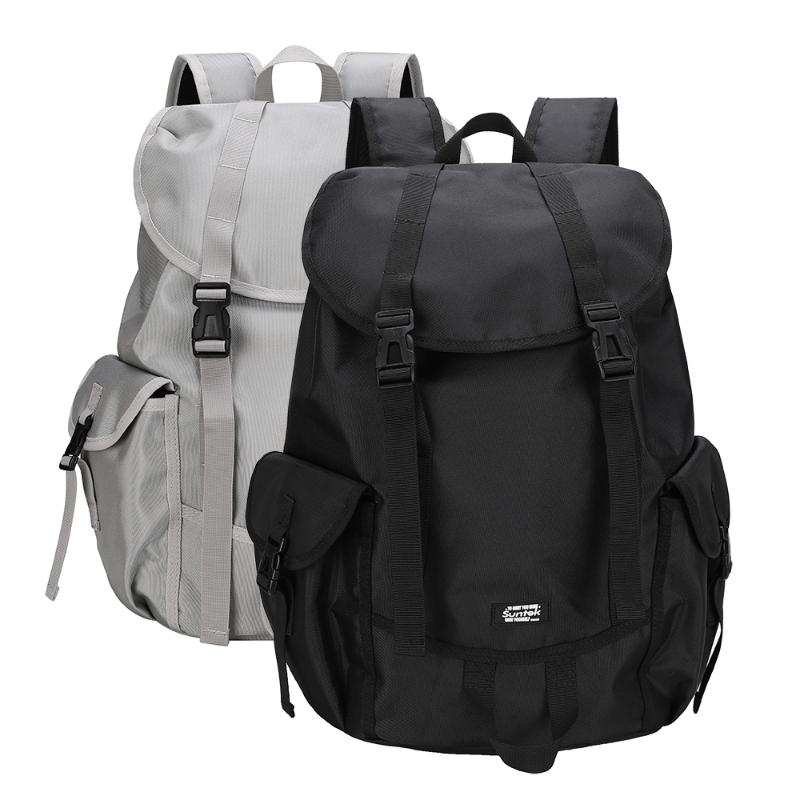 

Backpack Fashion Men's Large Capacity School Bag For Boy Waterproof Travel Bagpack Cool Schoolbag Backbag Shoulder Bags Mochila, Black