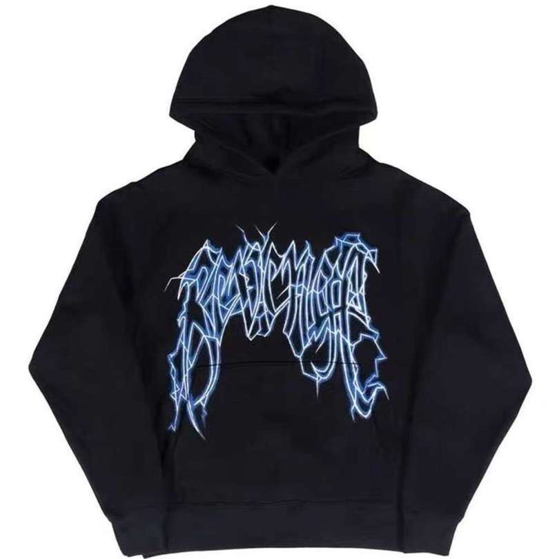 

Xxxtentacion Revenge Black Hoode Lightning Hoody Trui Men Women Unisex Hoodie Sweatshirts