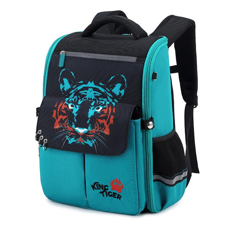 

School Bags KOKO Primary Cool Boy Orthopedic Backpack For Kids Fashion Animal Pattern Waterproof Schoolbags