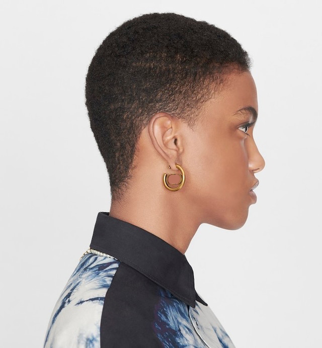 

2021 Fashion Women Earring 18k Gold Hoop Earrings For Woman High Quality Ear Pendants Lucyjewelry 21072105W, Golden;silver