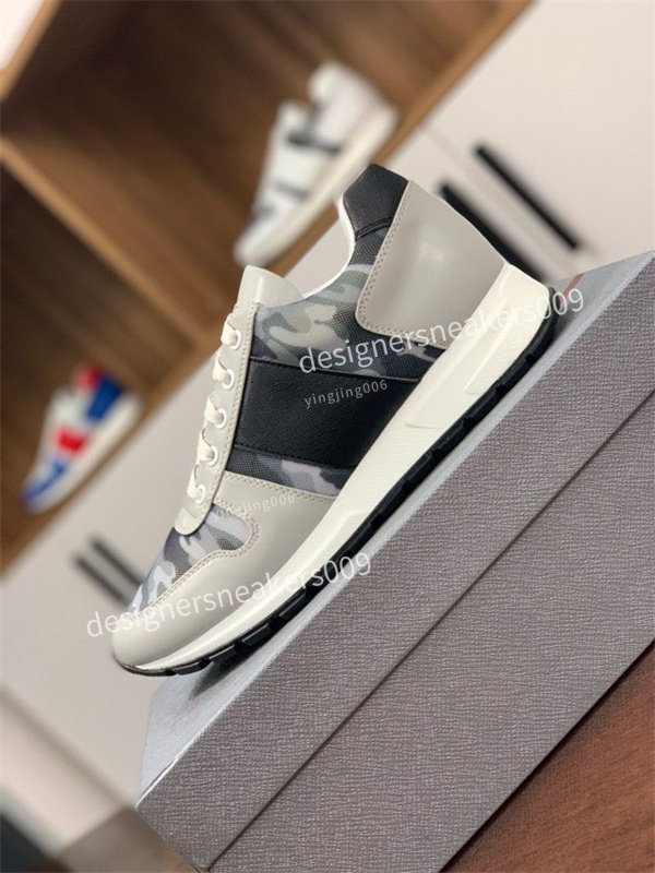 

2022 Fashion Leather Suede Stud rockrunner camouflage Sneakers Shoes Mens Women Flats Luxury Designer Rivet Trainers Casual Dress Shoes size38-46, 08