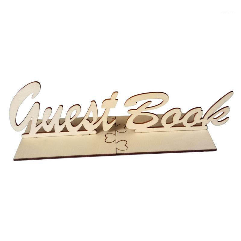 

Party Decoration Birthday DIY Fashion Durable Novelty Wooden Sign Restaurants Guest Book Table Home Wedding Crafts Ornaments