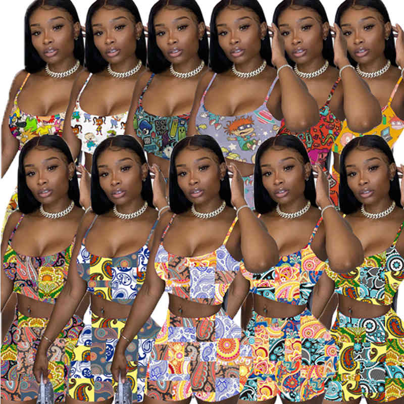 

summer women clothes womens tracksuits sleeveless vest shorts outfits two piece set casual sportswear sport suit selling klw6422, Gray