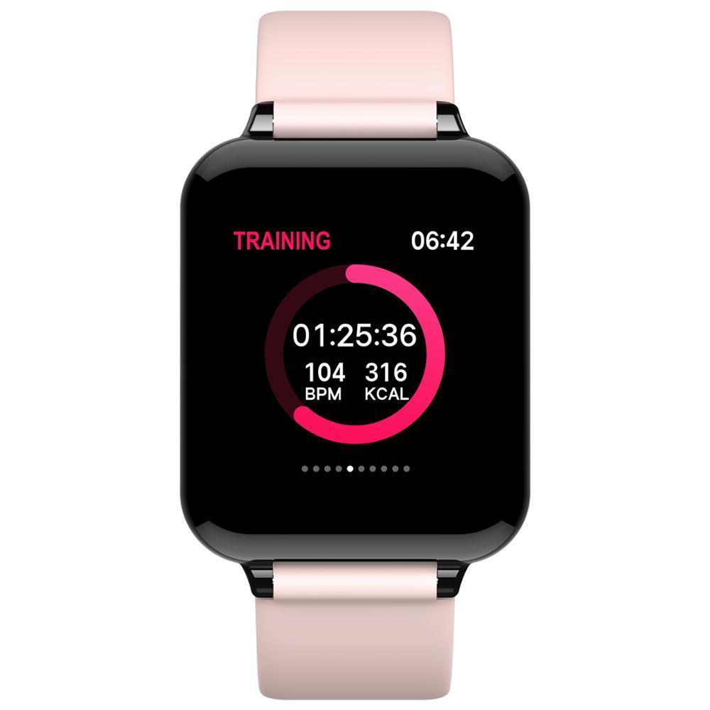 

2021 Mens Smart Watch Waterproof B57 Hero Band 3 Heart Rate Blood Pressure Sports Relogio Smartwatches Bracelet for Android IOS