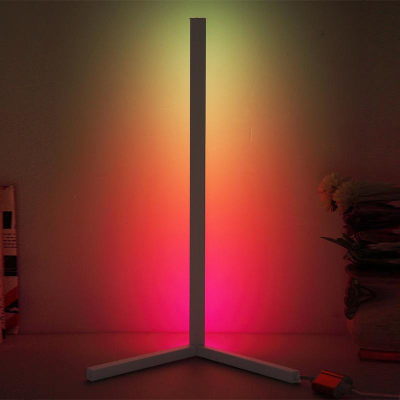 

Floor Lamps Corner LED Lamp RGB Atmosphere Light For Bedroom Colorful Standing Lighting Living Room Indoor