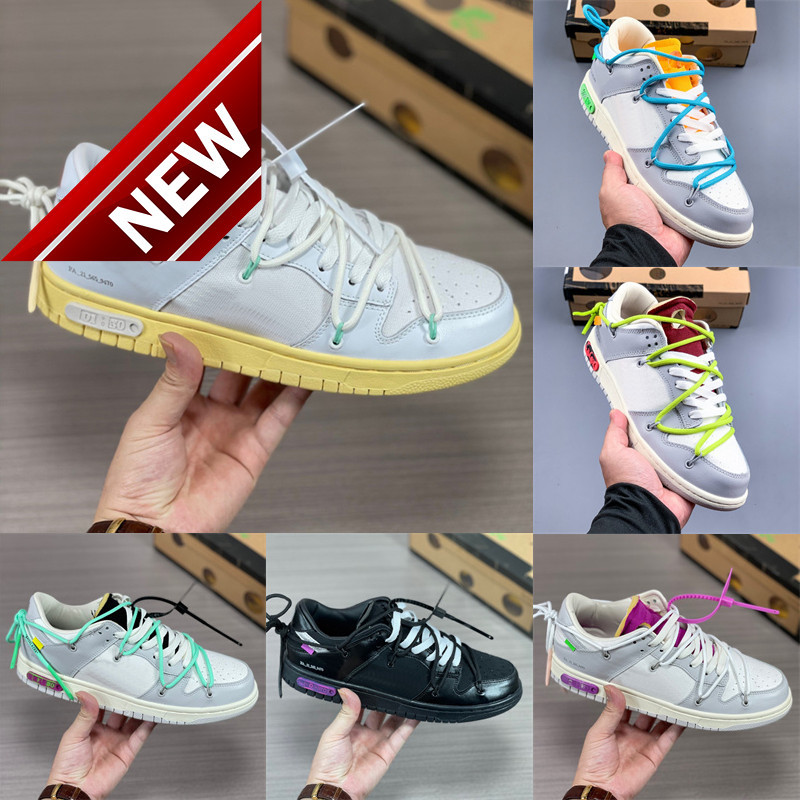 

Off The Lot 50 Sb Shoes Outdoor Sneaker 01 Of 05 Collection Sail White Black Pink Blue Orange 20 Low Men Women Sports Desginer Sneakers, Box