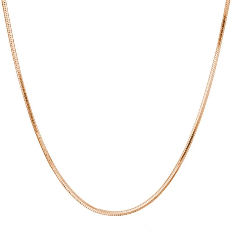 

Chains 2mm Round Snake Chain Necklace Women Jewelry Accessories Korean Style Fashion, Silver