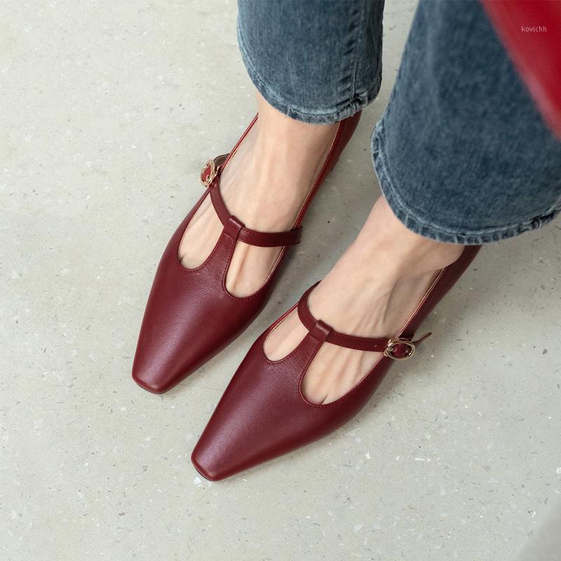 

Women Shoes Natural Leather Pumps 22-24.5cm Cowhide T-tied Metal Heel Sheepskin Insole Hollow Mary Jane Summer Dress, Beige