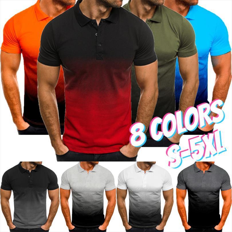 

fashion shirt contrast color short mens polo sleeves summer streetwear casual, White;black