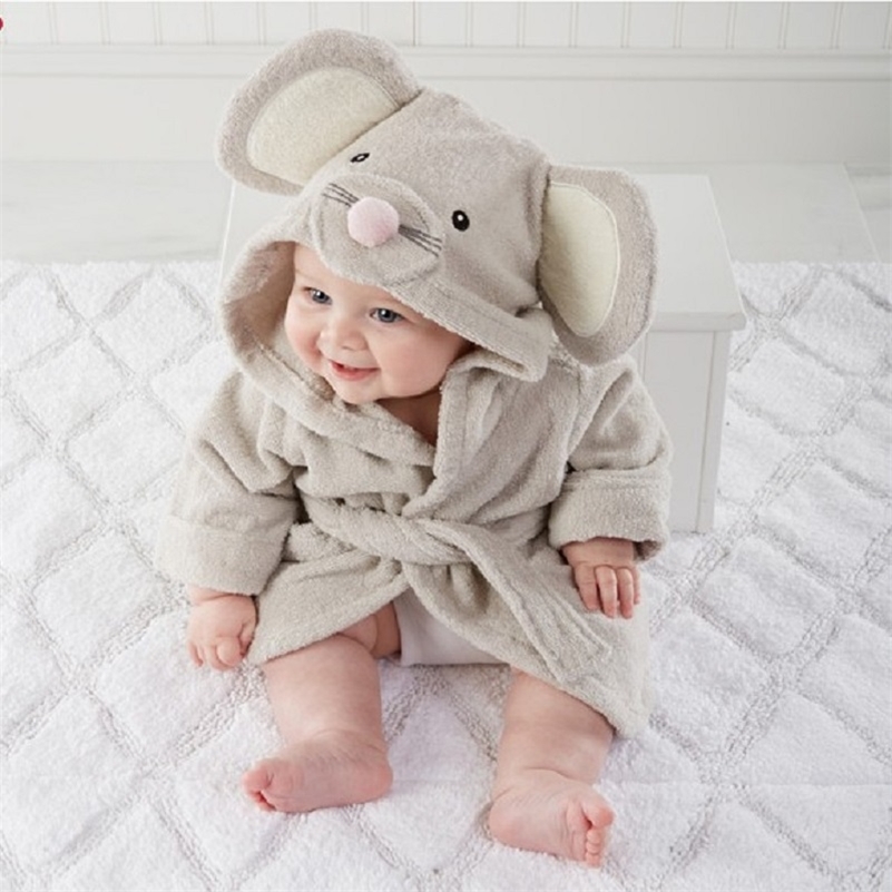 

Blue Shark Baby Bath Towels Mouse Newborn Blanket Bedding Swaddle Animal Bebe Bathrobe Hooded Bathing Towel baby stuff 210413
