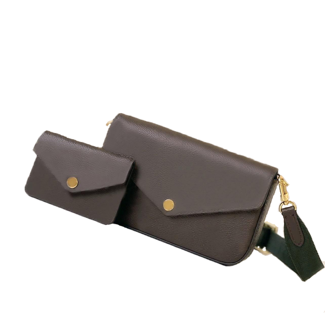 

Removable mini clutch two piece Brown shoulder bags card case key handbags pink stamping chain mobile phone bag with inner patch purse Cell Phone Pocket, Pink strap+brown flowers