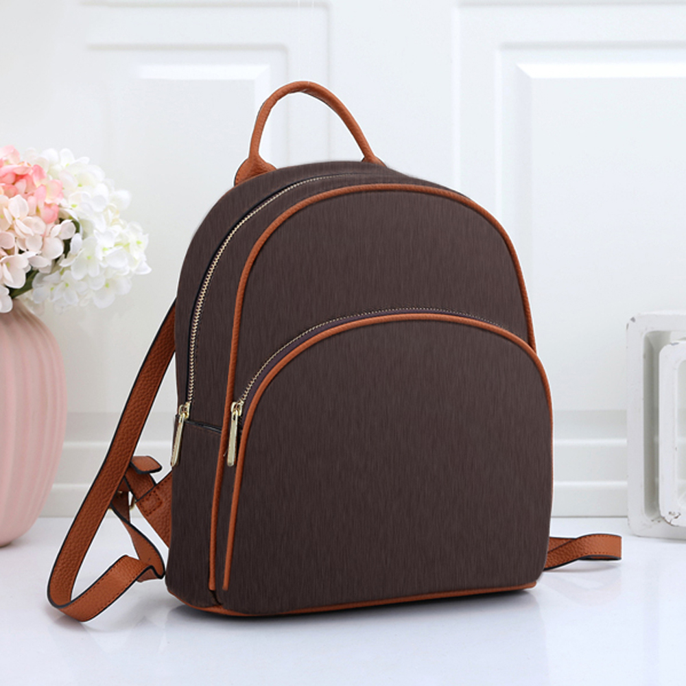 

Handbag Women Luxurys Designers Bags 2021 3-color Casual travel backpack cloth pattern material Paris fashion large-capacity shopping bag- wallet 3008# 26*44*32cm, White