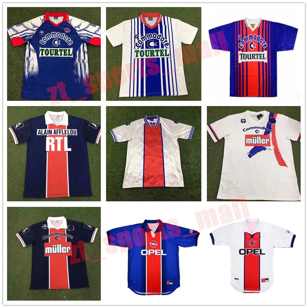 

02 03 91 93 94 95 96 Retro Futebol Soccer Jersey Okocha Leroy Beckham 98 99 00 01 90 92 06 07 Classic Rai Anelka Ibrahimovic Ronaldinho, 92-93 home