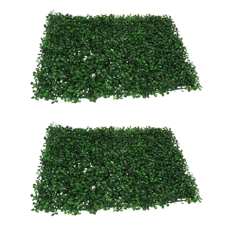 

Decorative Flowers & Wreaths 2Pcs 60X40cm Artificial Meadow Turf Wall Panel For Wedding Or Home Ornament - NO.9