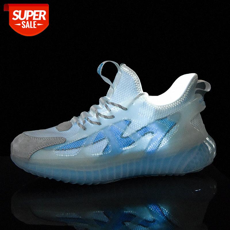 

Summer live popcorn breathable mesh fly woven sneakers Korean men's trendy casual shoes #iF0l, Black