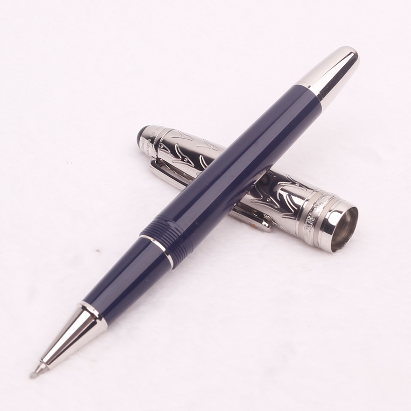 

High Quality petit prince 145 blue and silver ballpoint pen / Roller ball pen / Fountain pen administrative office stationery fashion Writing ball pens Gift, Please choose