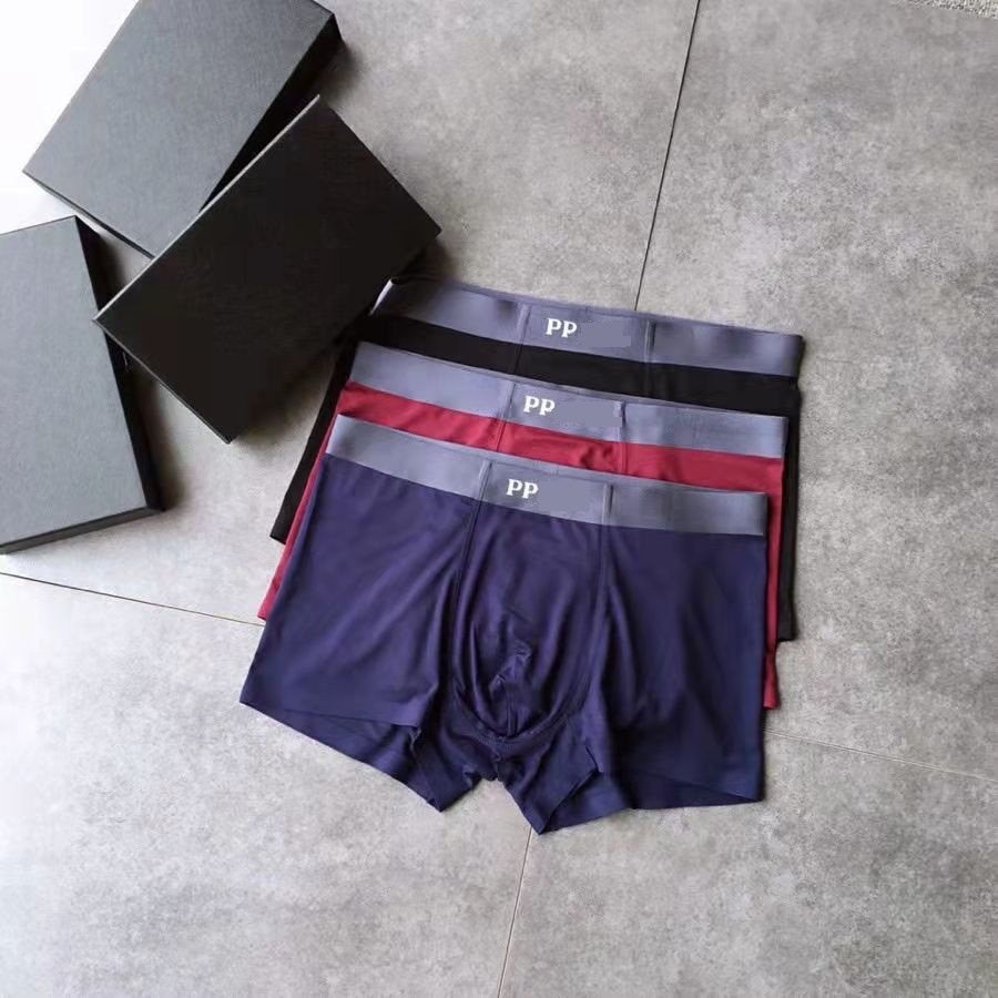 

Underpants Cool silk Cotton Mens Boxers Underwear Man Shorts Men's luxury Letter Printed Sexy Underpant Casual Men Breathable Male Underwear Modal Short box plus 3XL, Dr 2 - 3 pieces
