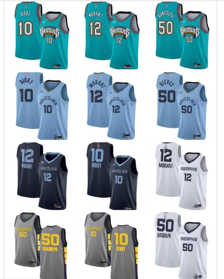

Jersey Mens Womens Youth Ja Morant 50 Zach Randolph 10 Mike Bibby Green white blue custom Basketball Jerseys, As shown in illustration